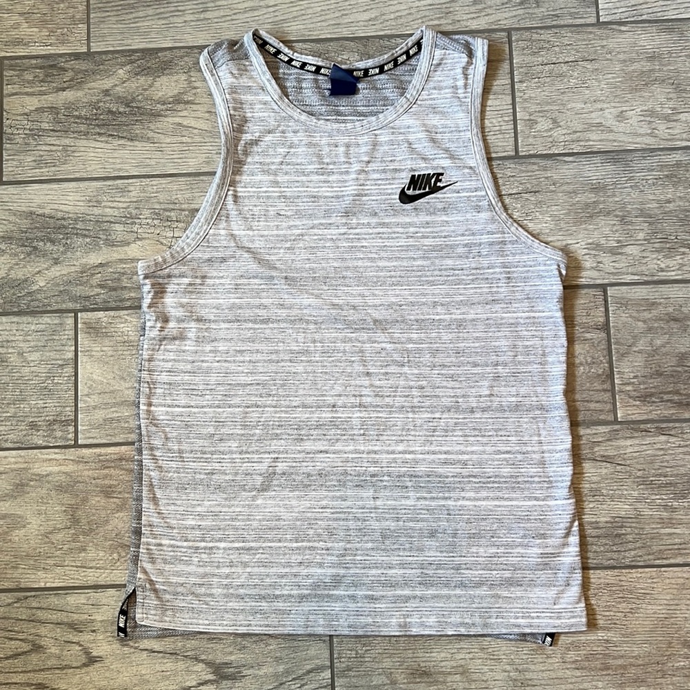 NIKE heather grey TANK TOP small S